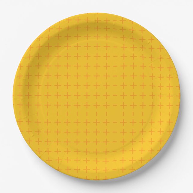 Prato De Papel Amarelo 1 (Frente)