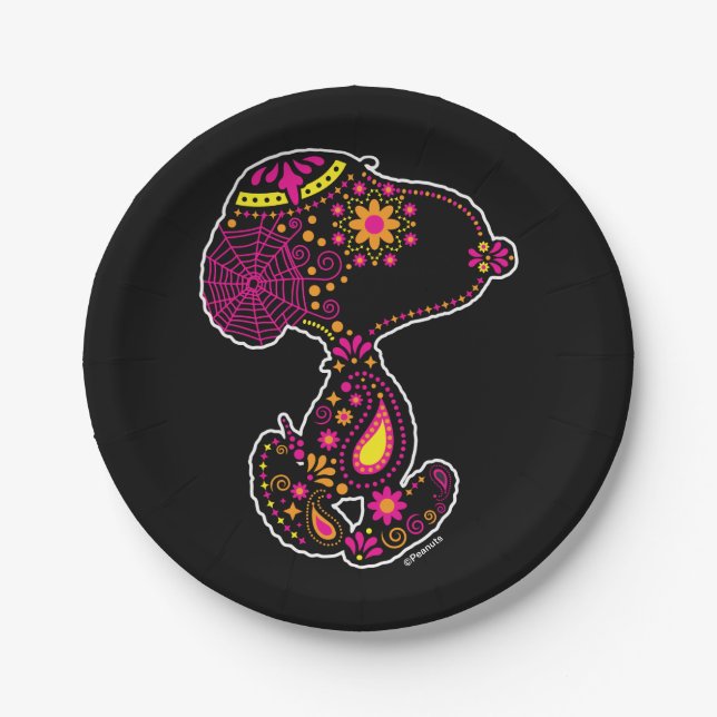 Prato De Papel Amendoins | Dia Decorado do Cão (Frente)