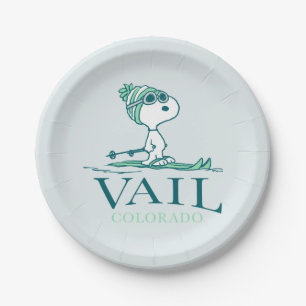 Prato De Papel Amendoins Snoopy Vail Colorado