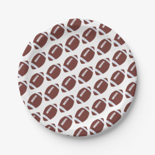Prato De Papel American Football Gridiron Ball Patterno