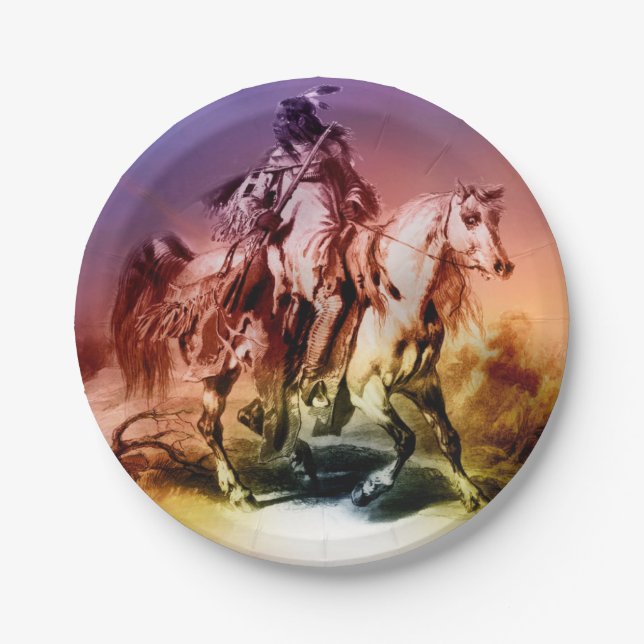 Prato De Papel Americano nativo (Frente)