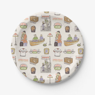 Prato De Papel AMIGOS™   Ícones de desenho animado