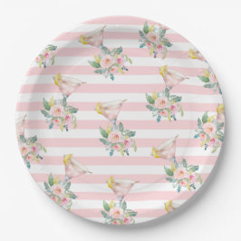 Prato De Papel Amor à Primeira Dose Bridal Shower Coquetel Ilumin