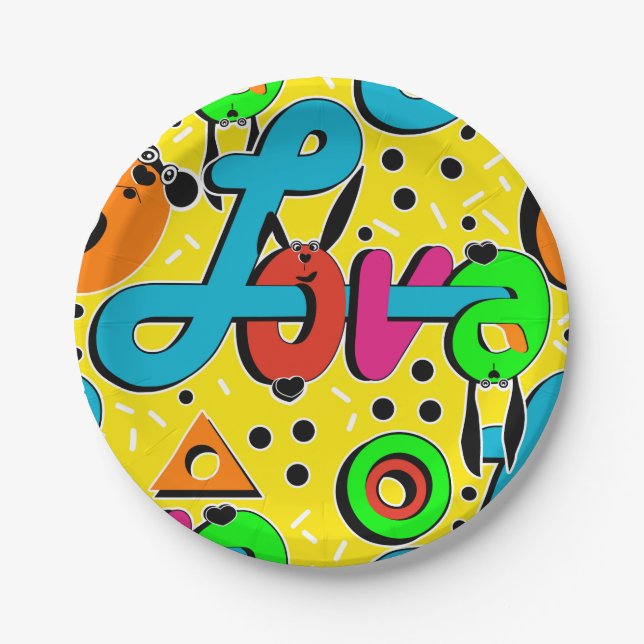 Prato De Papel Amor, Dia de os namorados (Frente)