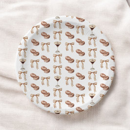 Prato De Papel Amor é Criar Chá de panela Espresso Martini