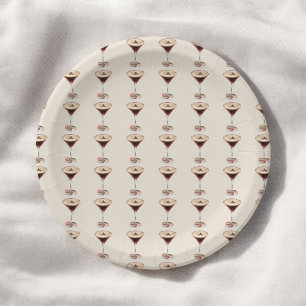 Prato De Papel Amor é Criar Chá de panela Espresso Martini