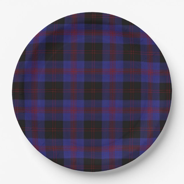 Prato De Papel Angus District Tartan (Frente)
