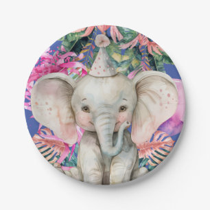 Prato De Papel Animais de festa Safari Festa de aniversário selva