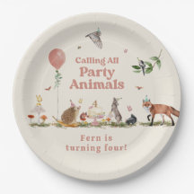 Animais do Partido Woodland Festa de aniversário R
