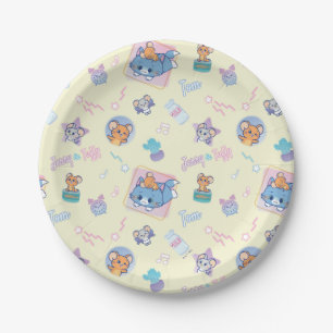 Prato De Papel Anime Tom, Jerry e Tuffy Playtime Standard