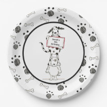 Aniversário de Acrobatas de Cães Fofos Personaliza
