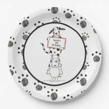 Aniversário de Acrobatas de Cães Fofos Personaliza