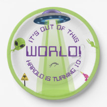 Aniversário de Alien Fora do Mundo Qualquer Idade