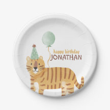 Aniversário de Animais Selvagens Cutes