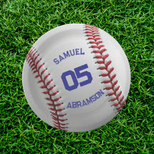 Aniversário de Beisebol Vermelho e Azul