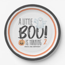 Aniversário de criança de Halloween do Boo Ghost J