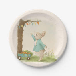 Prato De Papel Aniversário de criança e Jogo do Peter Rabbit