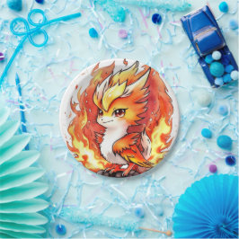 Prato De Papel Aniversário de criança Phoenix