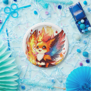 Prato De Papel Aniversário de criança Phoenix