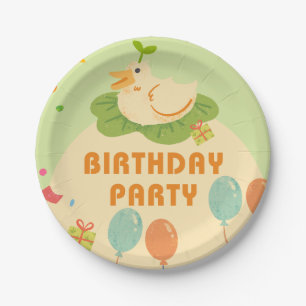 Prato De Papel Aniversário de placas de papel