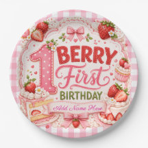 Aniversário de Um Ano da Berry Morango Shortcake