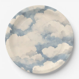 Prato De Papel Aniversário do Balão para Cima e Fora