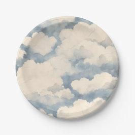 Prato De Papel Aniversário do Balão para Cima e Fora