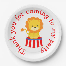 Prato De Papel Aniversário do Grande Carnaval em Vermelho