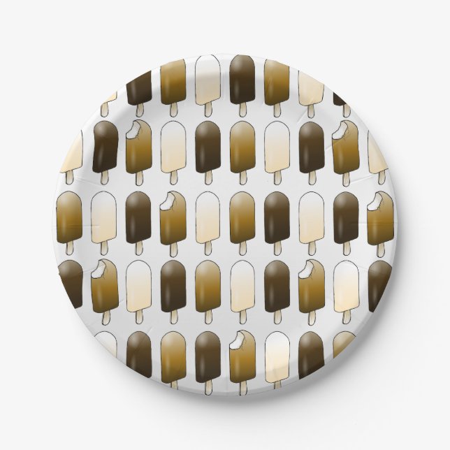 Prato De Papel Aniversário do verão (Frente)