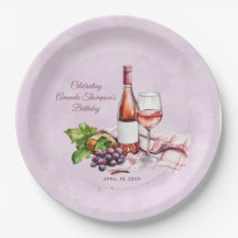 Aniversário do vinho rosa