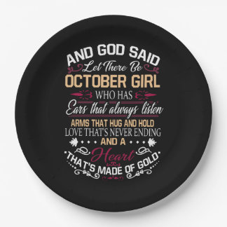 Prato De Papel Aniversário| E Deus Disse Que Havia Uma Garota De