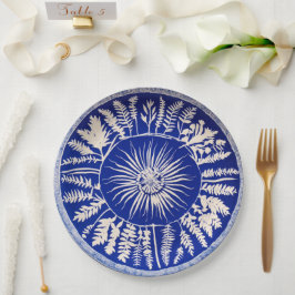 Prato De Papel Anna Atkins Inspirou a Placa de Papel no Círculo F