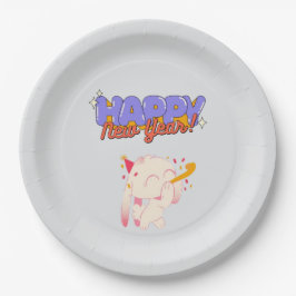 Prato De Papel "Ano Novo, Víblias Novas"
