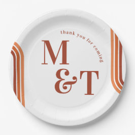 Prato De Papel Anos setenta Retrorreflectores Laranja Fitas | Mon