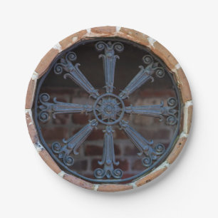 Prato De Papel Antiguidade Guarda de Ferro em Forra Meridional