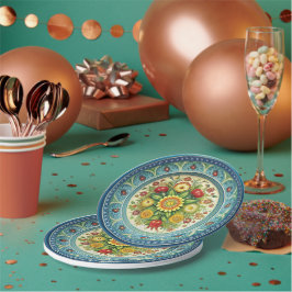 Prato De Papel Antique Kornilov Brothers Porcelain Paper Plate