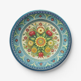 Prato De Papel Antique Kornilov Brothers Porcelain Paper Plate