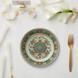 Prato De Papel Antique Kornilov Brothers Porcelain Paper Plate