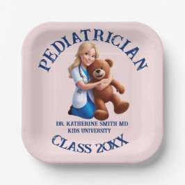 Prato De Papel antistress pediatrician teddy bear kids university