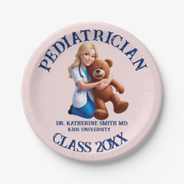 Prato De Papel antistress pediatrician teddy bear kids university