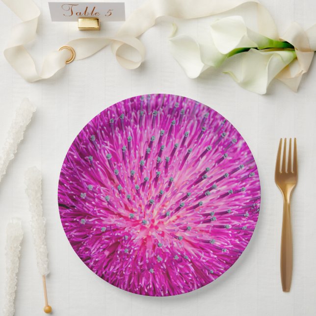 Prato De Papel Aperto do caroço do leite (Casamento)