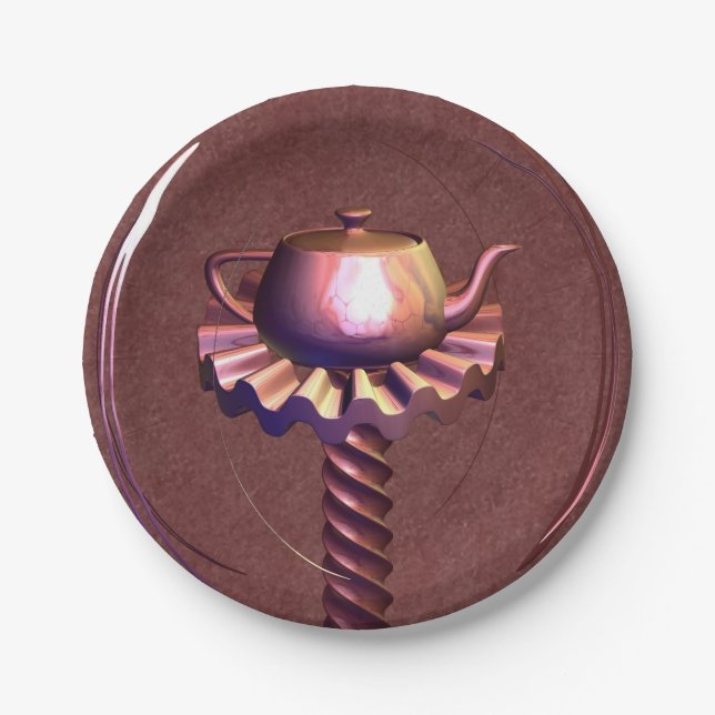 Prato De Papel Após reflexão (Frente)