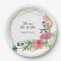 Aquarela Geométrica Moderna Cor de-rosa n Marinho