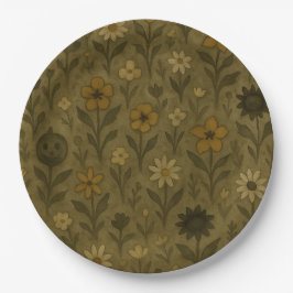 Prato De Papel Aqui para o "Boos" Feliz Dia das Bruxas