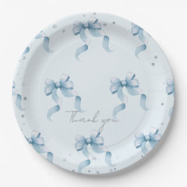 Prato De Papel Arco Coquette Boy Classic Round Napkins
