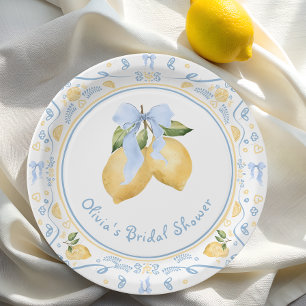 Prato De Papel Arco Italiano Lemon Floral