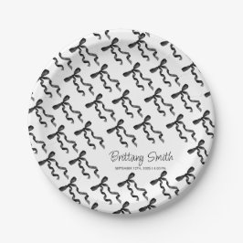 Prato De Papel Arco Preto 