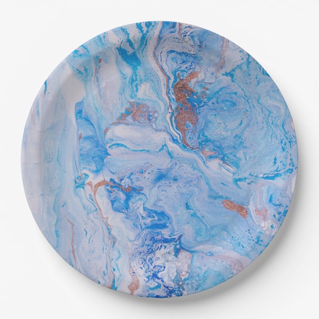 Prato De Papel Areia e mar (Frente)