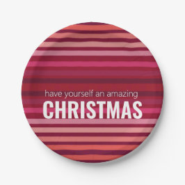 Prato De Papel Aromas E Placas De Papel Em Frisa Rosa