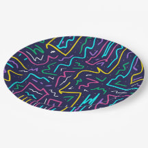 Arte do Espaço Contrastada Neon